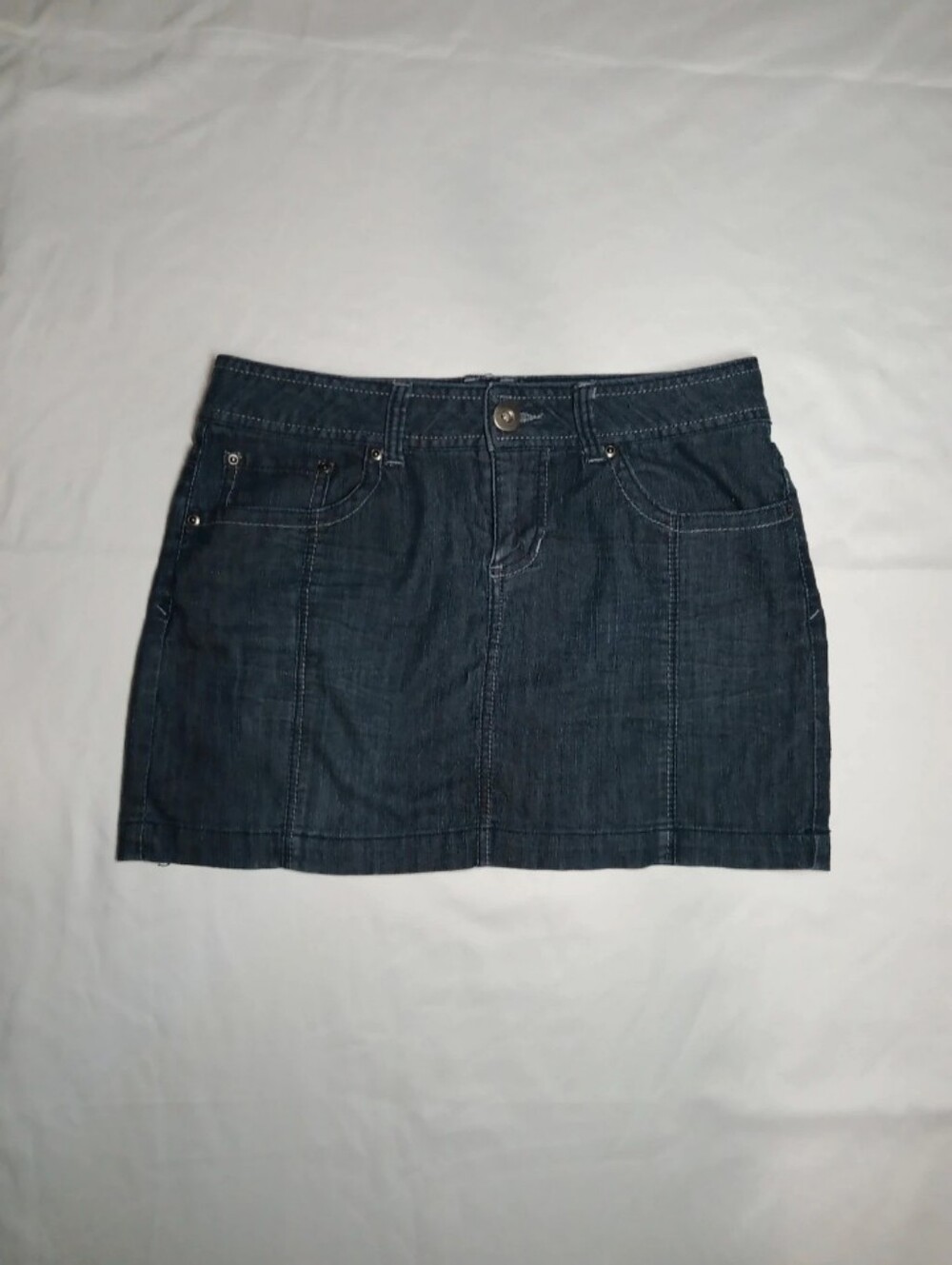 SO Dark Blue Denim Mini Skirt